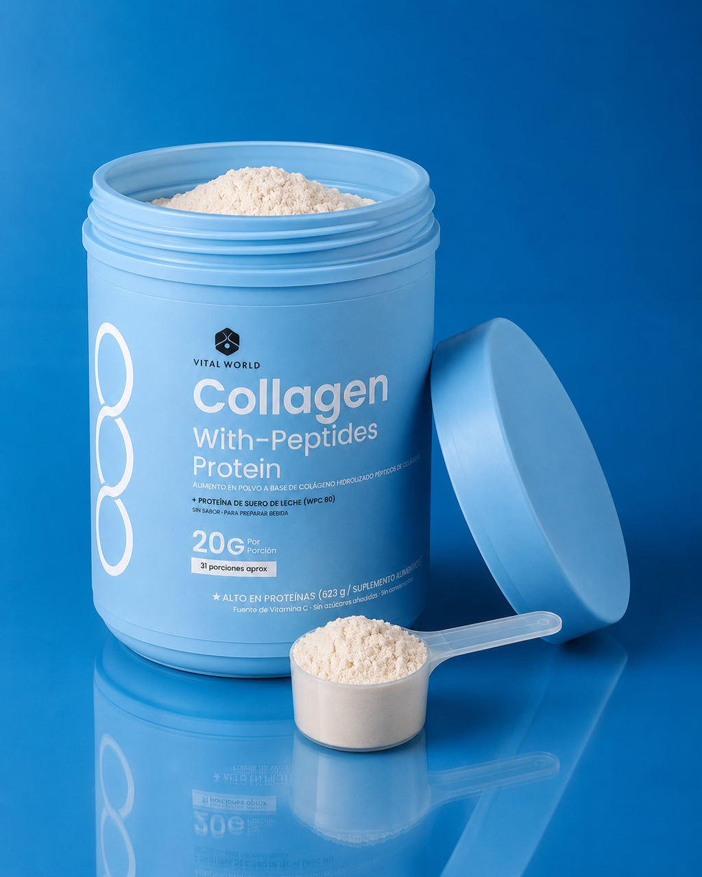 COLLAGEN WITH-PEPTIDES PROTEIN