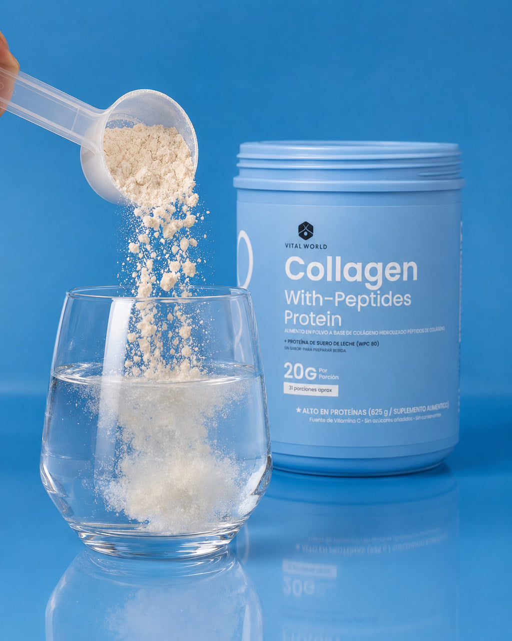 COLLAGEN WITH-PEPTIDES PROTEIN