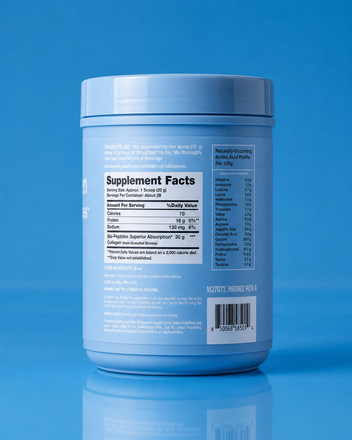 COLLAGEN WITH-PEPTIDES PROTEIN