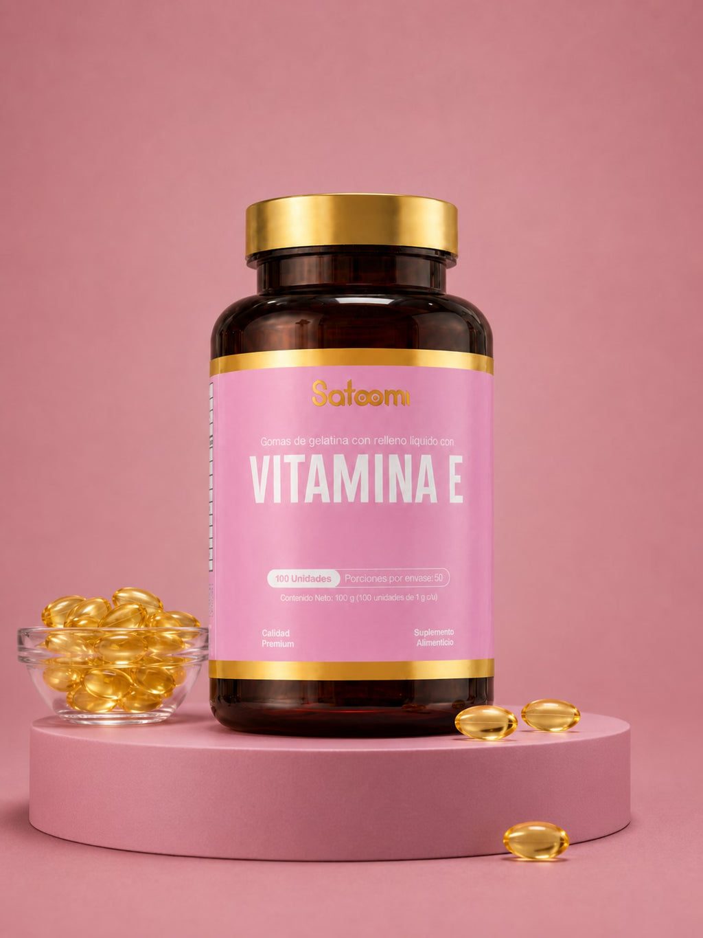 SATOOMI VITAMINA E – SUPLEMENTO EN CÁPSULAS