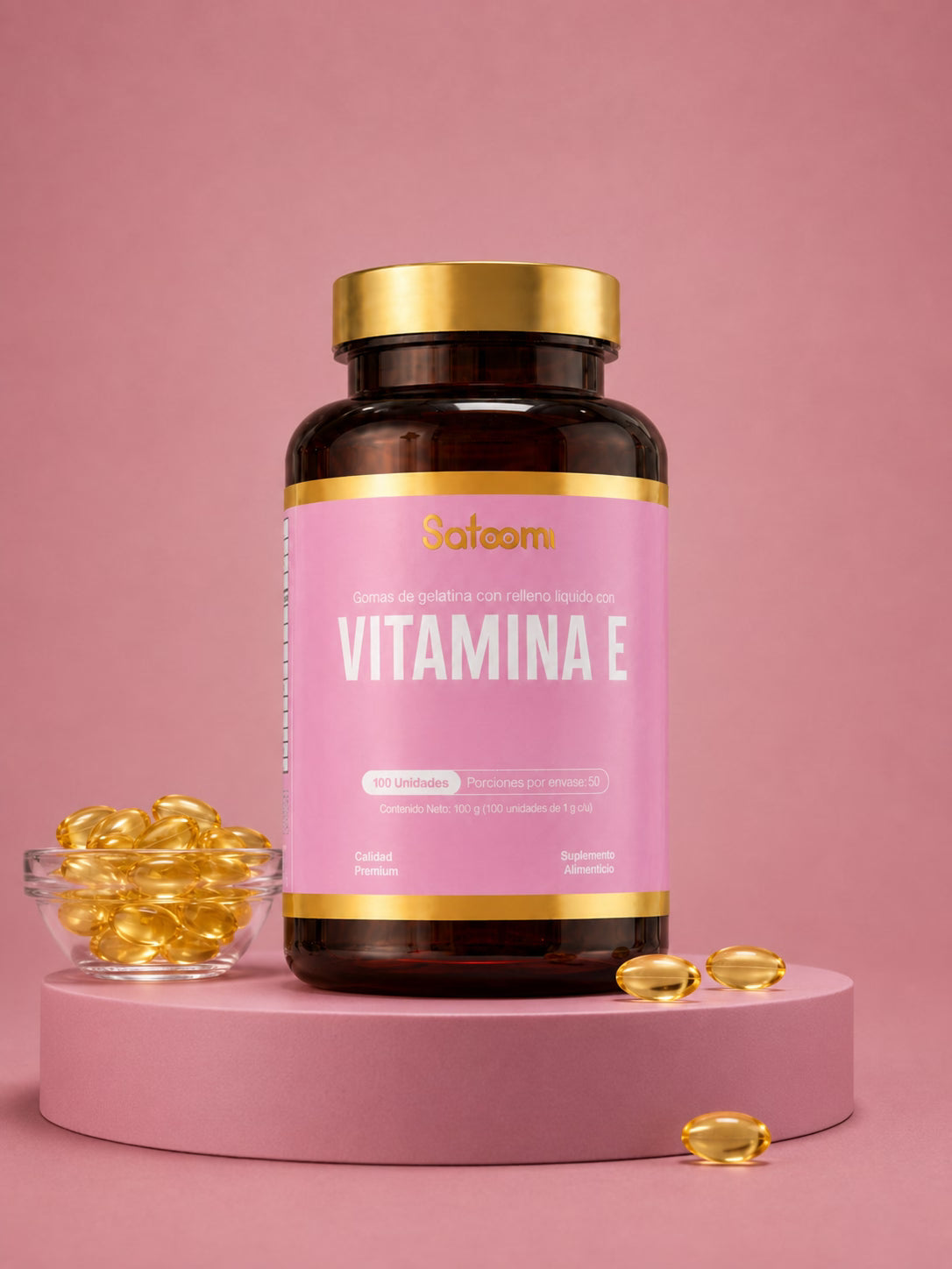 SATOOMI VITAMINA E – SUPLEMENTO EN CÁPSULAS