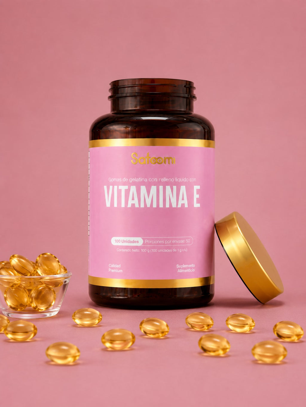 SATOOMI VITAMINA E – SUPLEMENTO EN CÁPSULAS