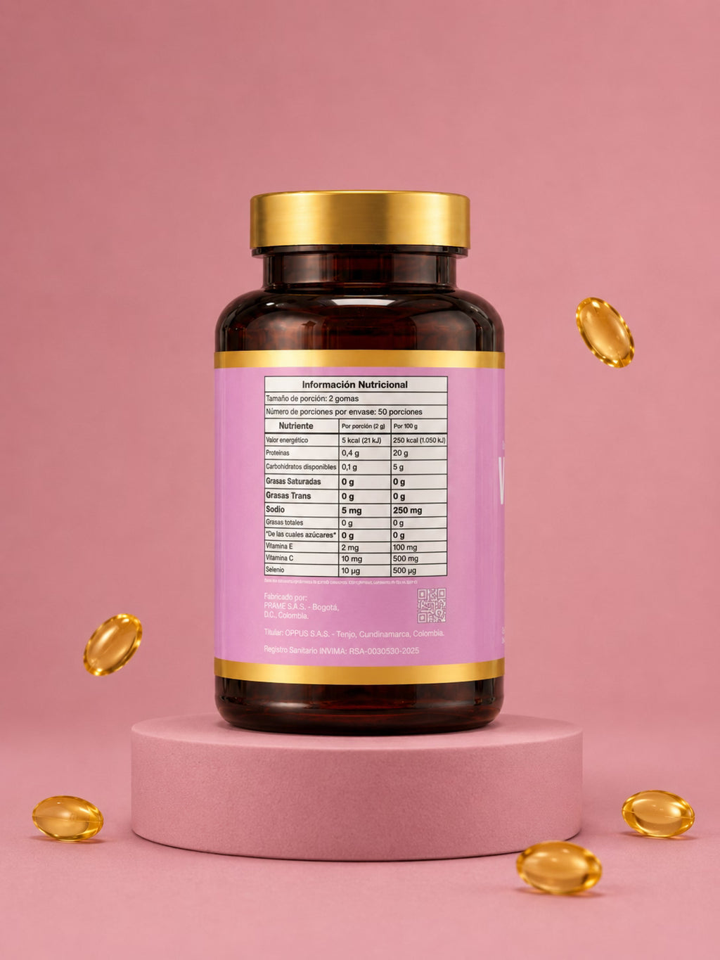 SATOOMI VITAMINA E – SUPLEMENTO EN CÁPSULAS